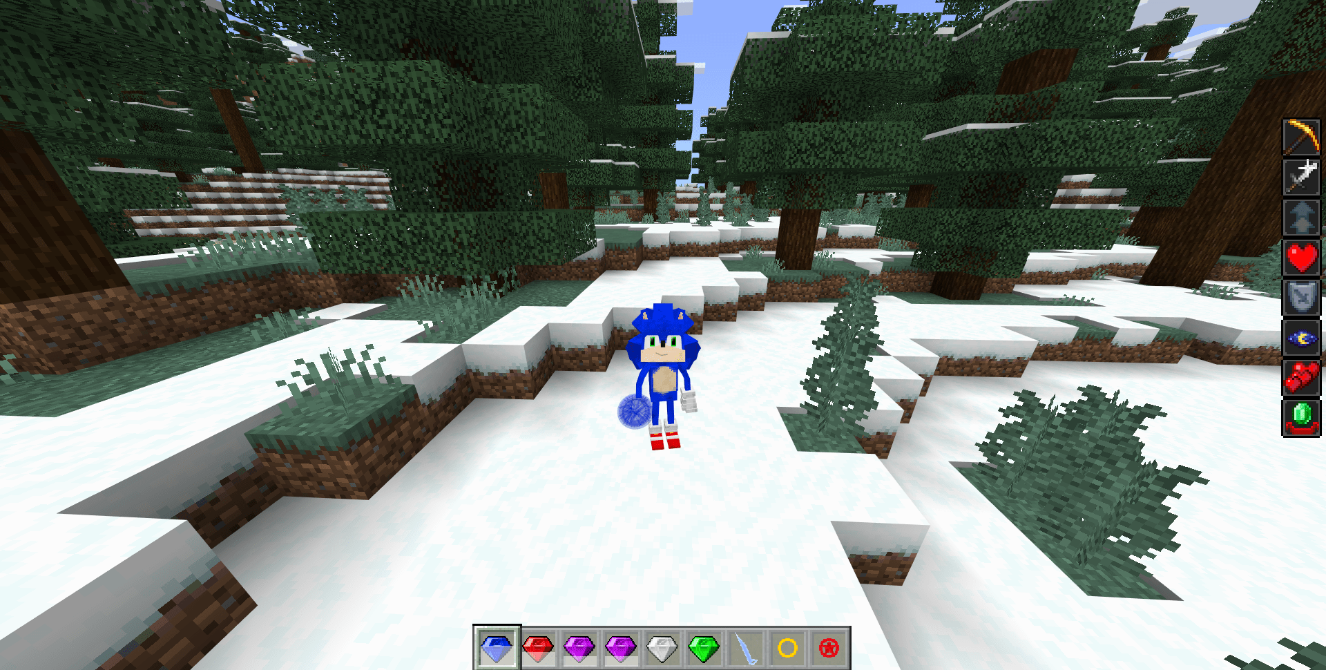 Sonic minecraft карта